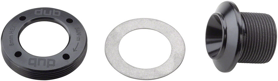 CRANK ARM BOLT KIT SELF-EXTRACTING M18/M30 DUB BLACK STEALTH