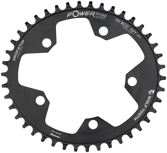 Wolf Tooth Elliptical 110 BCD Chainring Blk