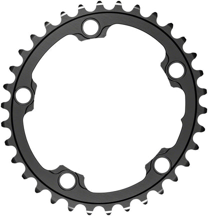 absoluteBLACK Silver Series Oval 110 BCD 5-Bolt Chainring