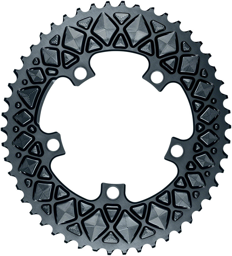 absoluteBLACK Premium Oval 110 BCD 5-Bolt Road Chainring