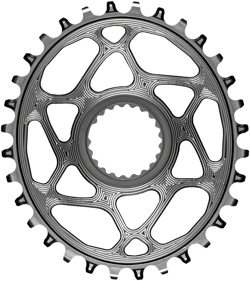 absoluteBLACK Oval Direct Mount Chainring for Shimano M9100 and Hyperglide+