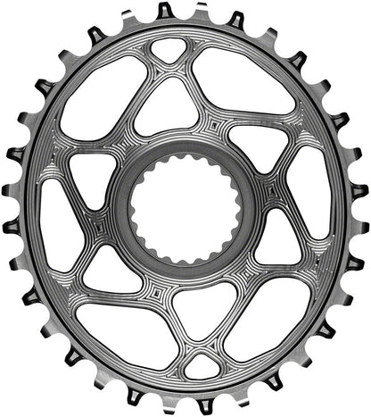 absoluteBLACK Oval Direct Mount Chainring for Shimano M9100 and Hyperglide+
