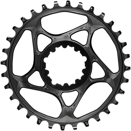 Absoluteblack Round Direct Mount Chainring For Sram 3 Bolt - Black