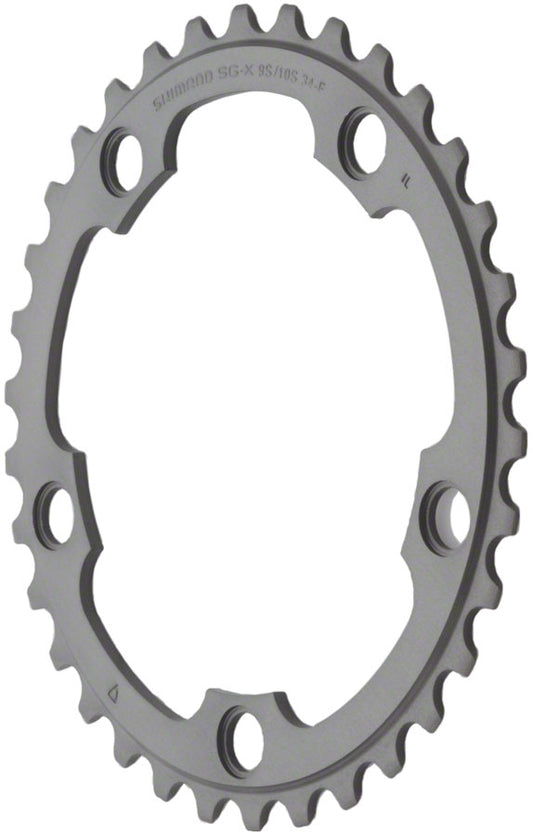 Shimano 105 5750 34T 10 Spd Compact Chainring Blk - Black