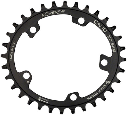Wolf Tooth Elliptical CAMO Hyperglide+ Chainrings
