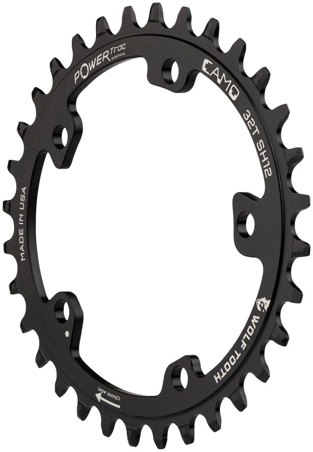 Wolf Tooth Elliptical CAMO Hyperglide+ Chainrings