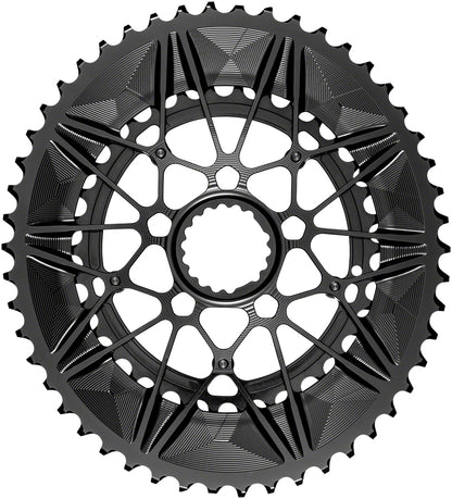 absoluteBLACK SpideRing Oval Direct Mount 2x Chainring Set for Cannondale