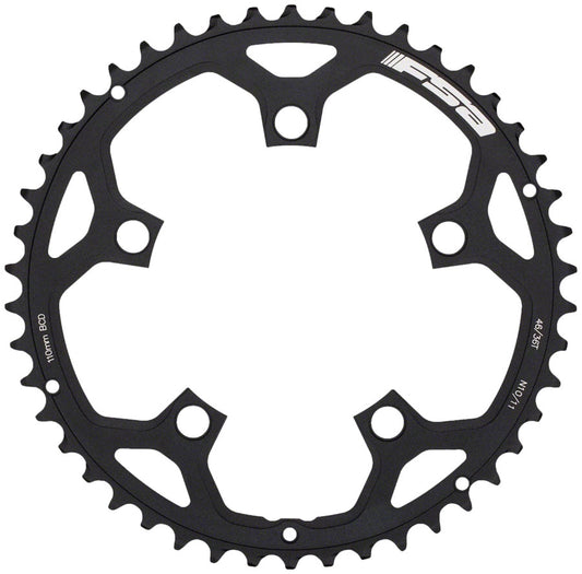 FSA Tempo Pro Road Chainring 46t 110mm BCD 5-Bolt Steel 8/9/10/11sp Blk