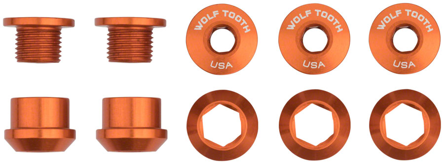 Wolf Tooth Chainring Bolt&Nut for 1x Set of 5