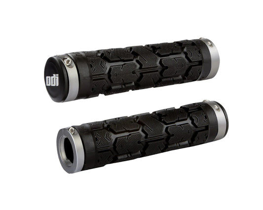 ODI Rogue MTB Lock-On Grip Blk w/Sil Clamp 130mm Bonus Pack