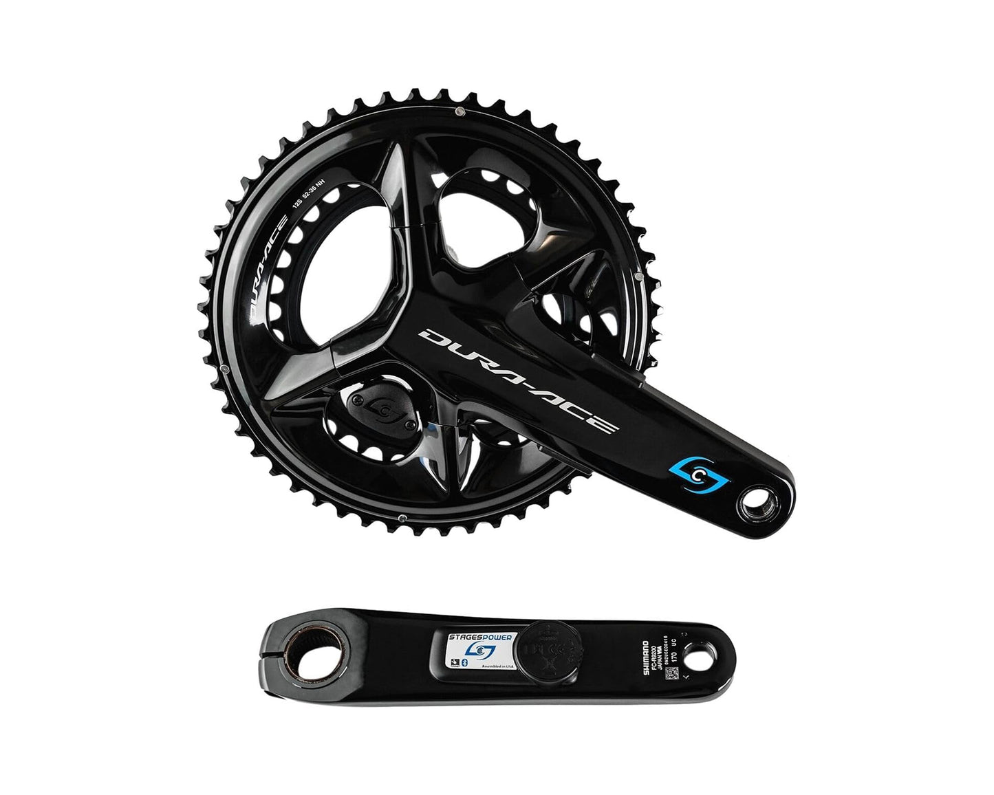 Stages LR Dura Ace R9200 Power Meter Crankset 175mm 52/36