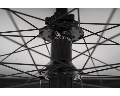 SUN RINGLE DUROC 40 REAR WHEEL w/ REKON 27.5X2.8 TIRE - 27.5, 12 X 157MM, 6-BOLT, SHIMANO, BLACK (NEW OTHER)