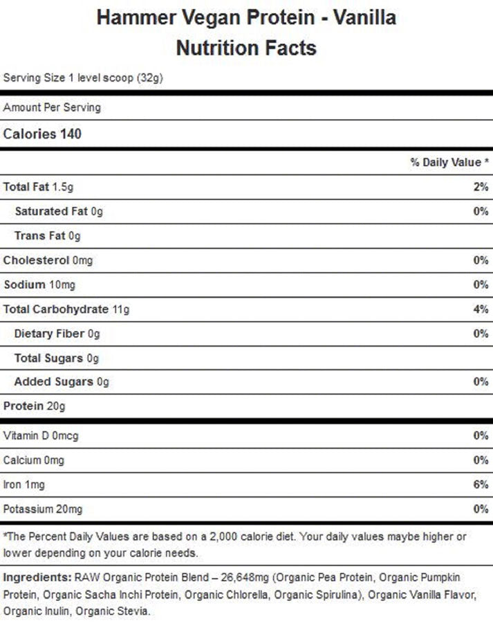 Hammer Nutrition Vegan Protein
