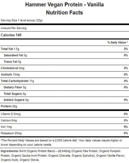 Hammer Nutrition Vegan Protein