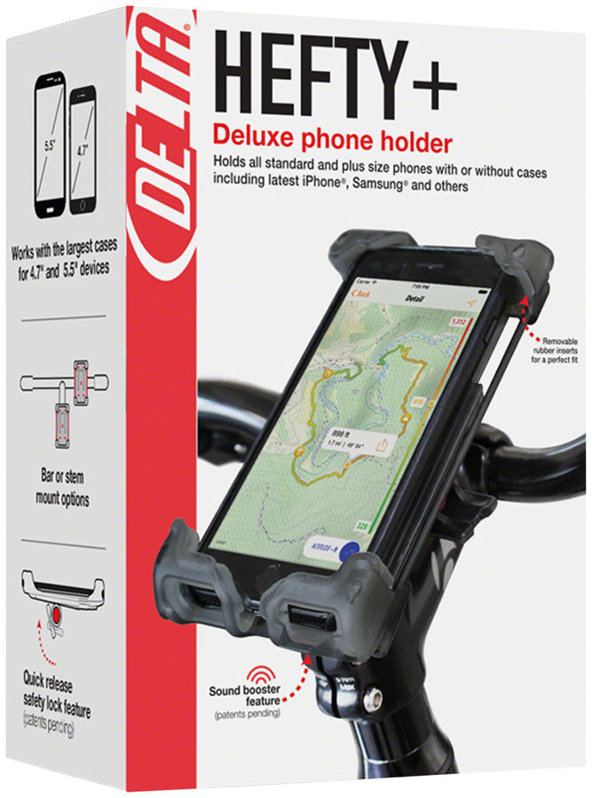 Delta Smartphone Caddy Blk Hefty+ Holder