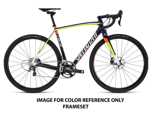 2016 Specialized Crux Expert EVO (FRAMESET ONLY) MetBluTnt/Yel/TarBlk 52cm