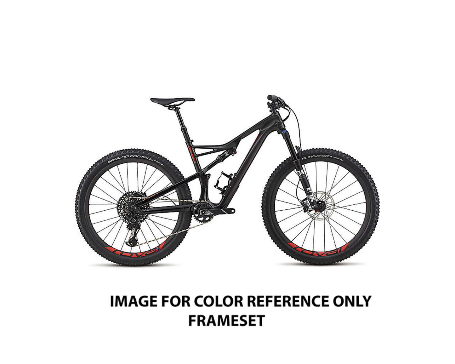 2018 Specialized Camber FSR Expert Carbon 27.5 (FRAMESET ONLY) Carb/RedFlkTnt/RktRed