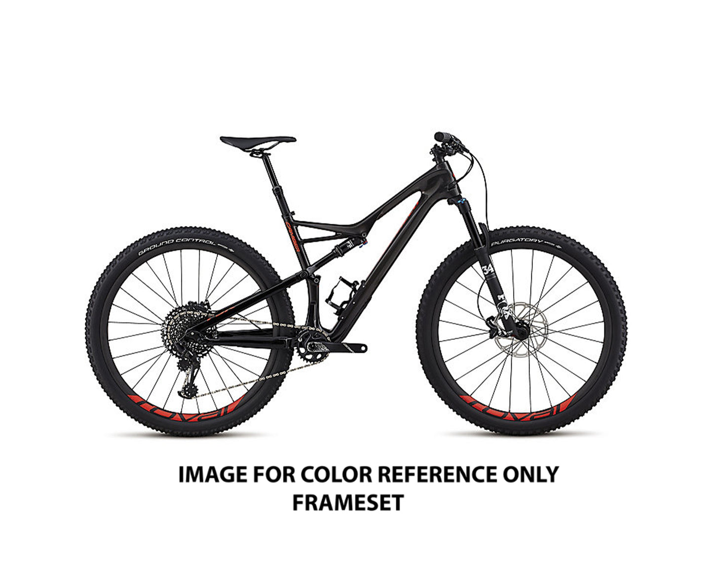2018 Specialized Camber FSR Expert Carbon 29 (FRAMESET ONLY) Carb/RedFlkTnt/RktRed