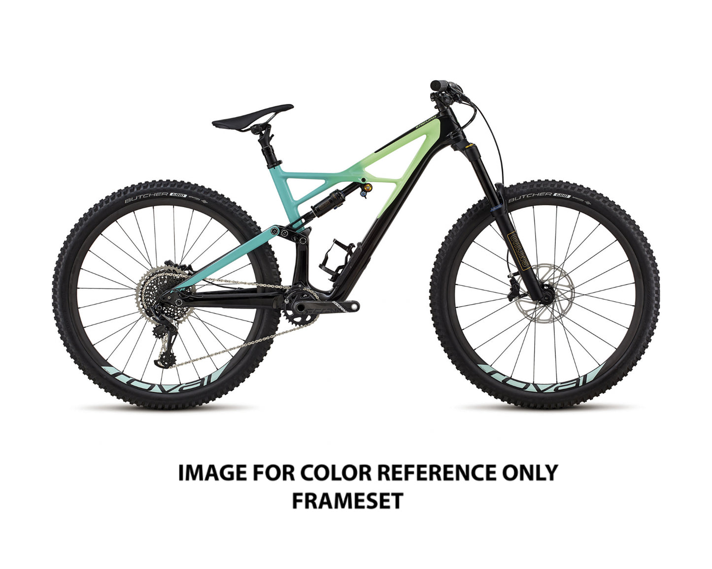2018 Specialized Enduro FSR Pro Carbon 29/6Fattie (FRAMESET ONLY) Blk/CalFde/Char