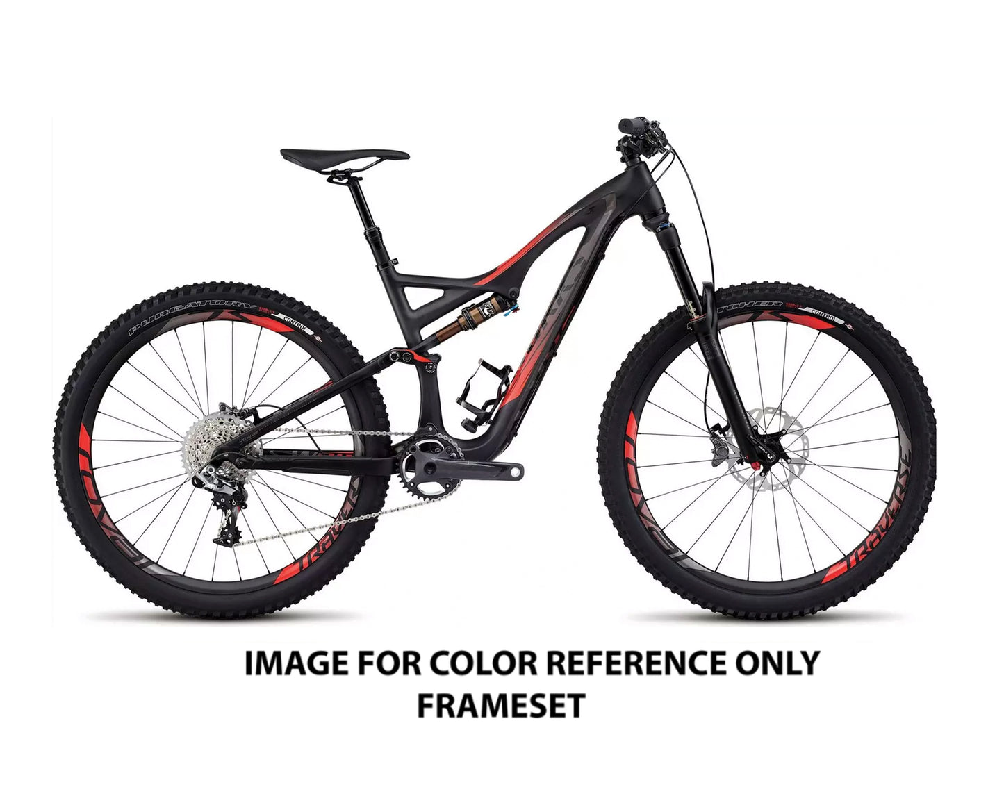 2015 Specialized S-Works SJ FSR Carbon EVO 650B (FRAMESET ONLY) Carb/Char/RktRed SM