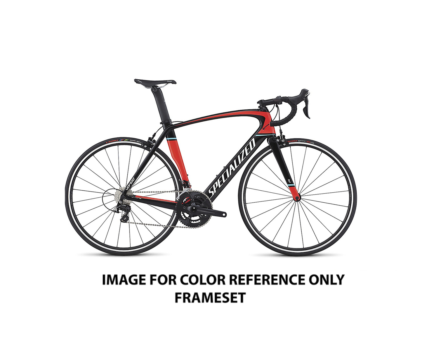 2017 Specialized Venge Elite (FRAMESET ONLY) TarBlk/RktRed/MetWht