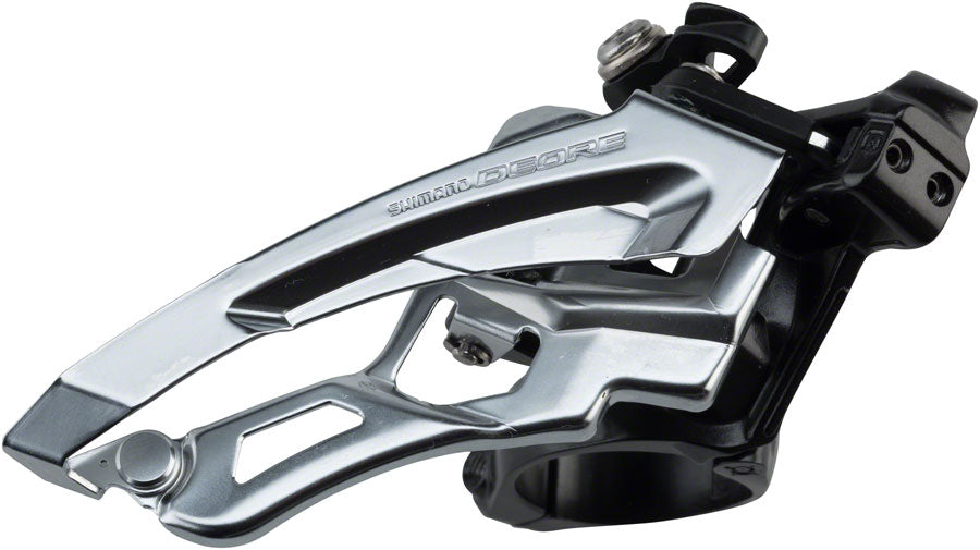 Shimano FD-M6000 Deore Front Derailleur 3x10 Low Clamp Side Swing Front Pull 34.9mm w/28.6mm & 31.8mm adptr