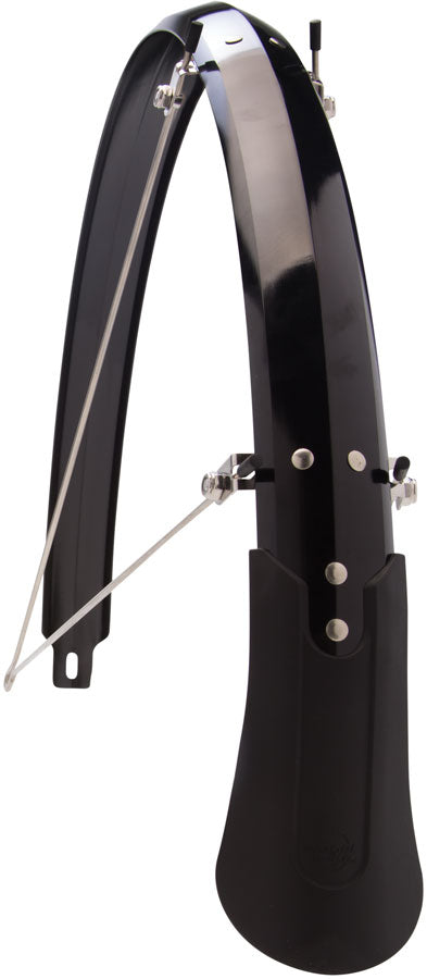 Planet Bike Cascadia ALX 26" x 1.0-1.5" Rear Recumbent Fender: Each, Black