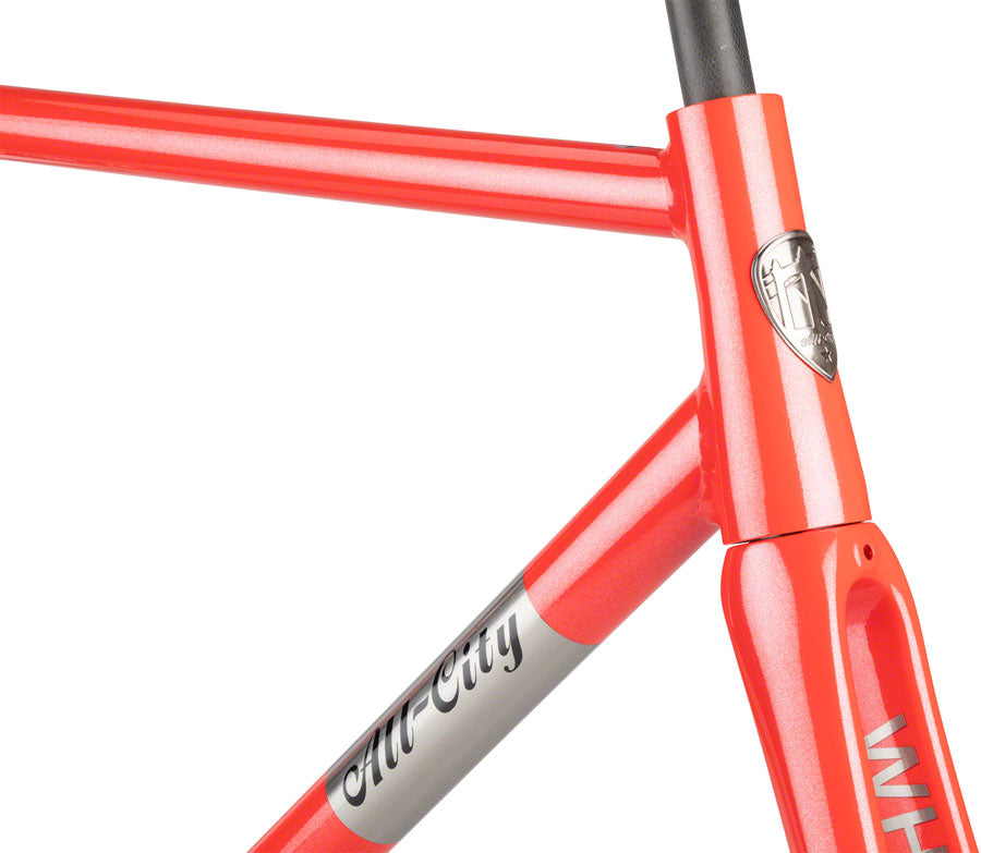 All-City Thunderdome Frameset - Hot Pink Blink