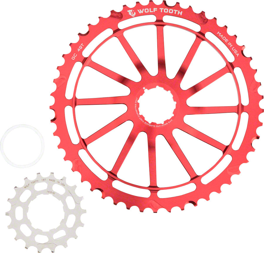 Wolf Tooth GC49 + 18T Cog Bundle