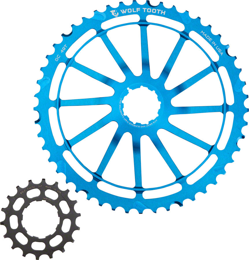 Wolf Tooth GC49 + 18T Cog Bundle