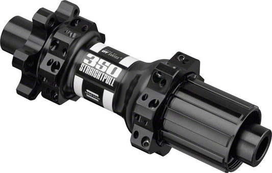 DT SWISS 350 REAR HUB - 12 X 148MM 6-BOLT HG 11 MTN BLACK/WHITE 28H