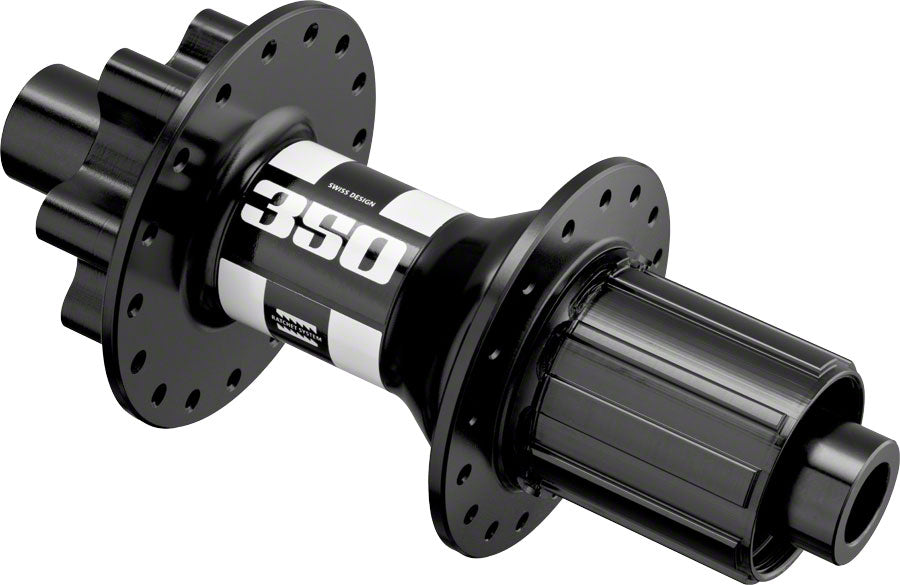 DT Swiss 350 Rear Hub - 12 x 142mm, 6-Bolt, HG 11 MTN, Black, 32H, 18pt