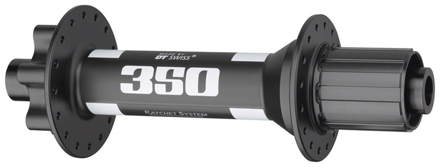 DT Swiss 350 Big Ride Rear Hub 12x197mm 6-Bolt HG 11 MTN 32H 18pt Blk/Wht