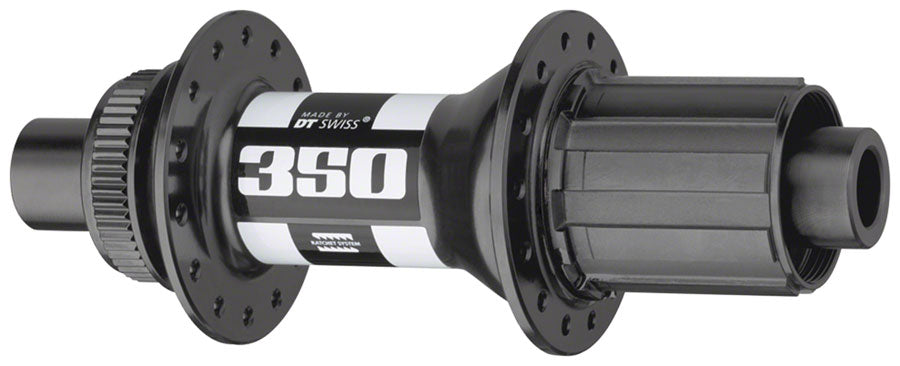 DT Swiss 350 Rear Hub - 12 x 148mm, Center-Lock, HG 11 MTN, Black/White, 28H, 18pt
