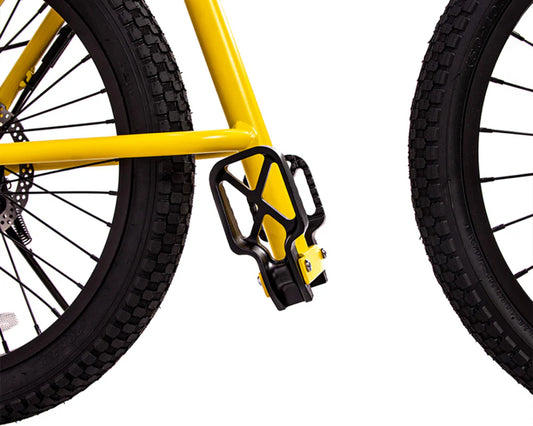 Jackrabbit Mega Metal Foot Pegs Og Blk - Black