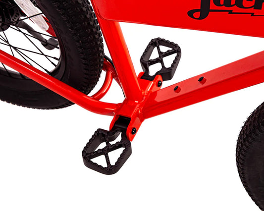 Jackrabbit Mega Metal Footpegs Black For Xg - Black