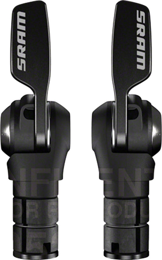 Sram Shifter Set Aero 500 Aluminum 10Sp Rear Friction Front