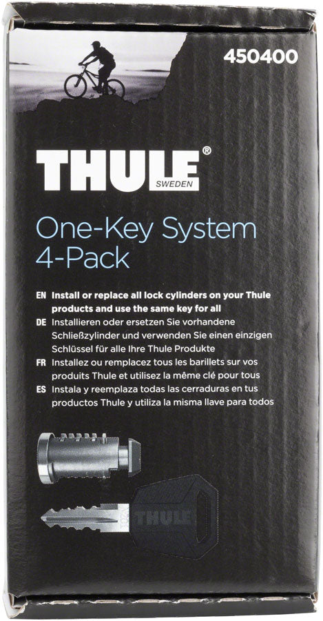 Thule Replacement Key Set – 4 Keys + 4 Cylinders (N001-N250) For All Thule Products