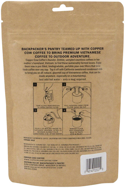 Backpacker's Pantry Copper Cow Vietnamese Coffee