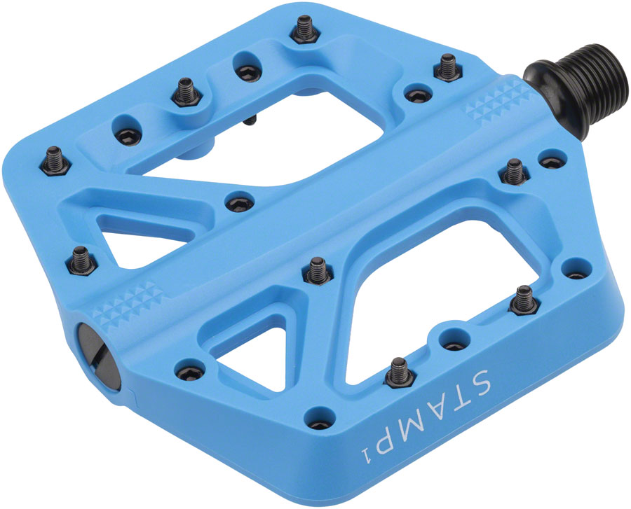 crankbrothers stamp 1 pedal Crank Brothers Stamp 1 Large Pedals-Blue
