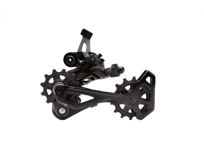 microSHIFT ADVENT X Rear Derailleur - 10-Speed, Medium Cage, Black, With Clutch (Take Off)