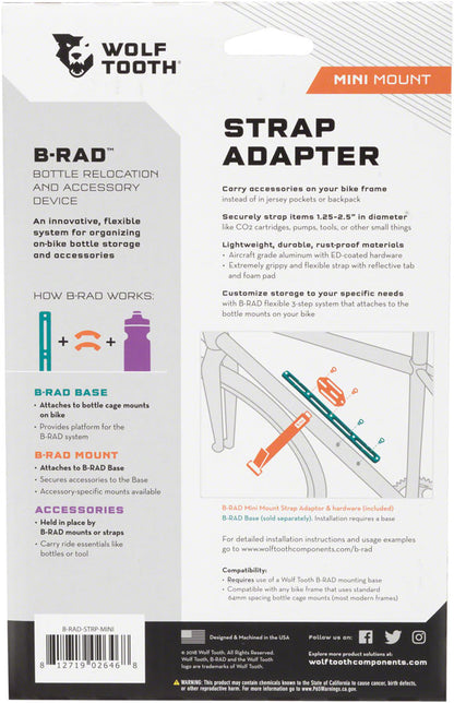 Wolf Tooth B-RAD Accessory Strap Mounts