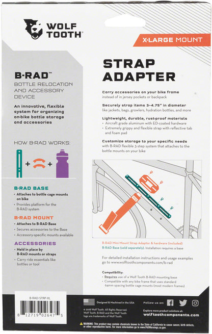 Wolf Tooth B-RAD Accessory Strap Mounts