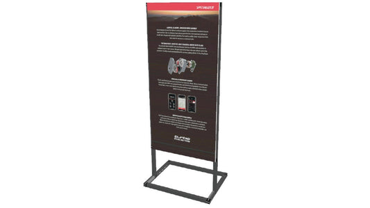 Specialized 2x5 Banner Stand Retail Display