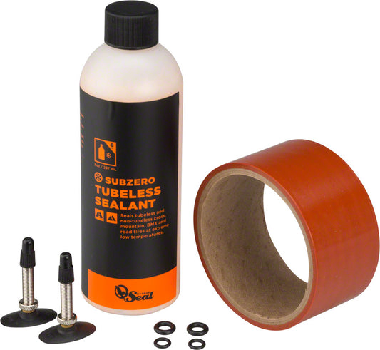 Orange Seal 45mm Fatbike Tubeless Kit with Subzero Sealant