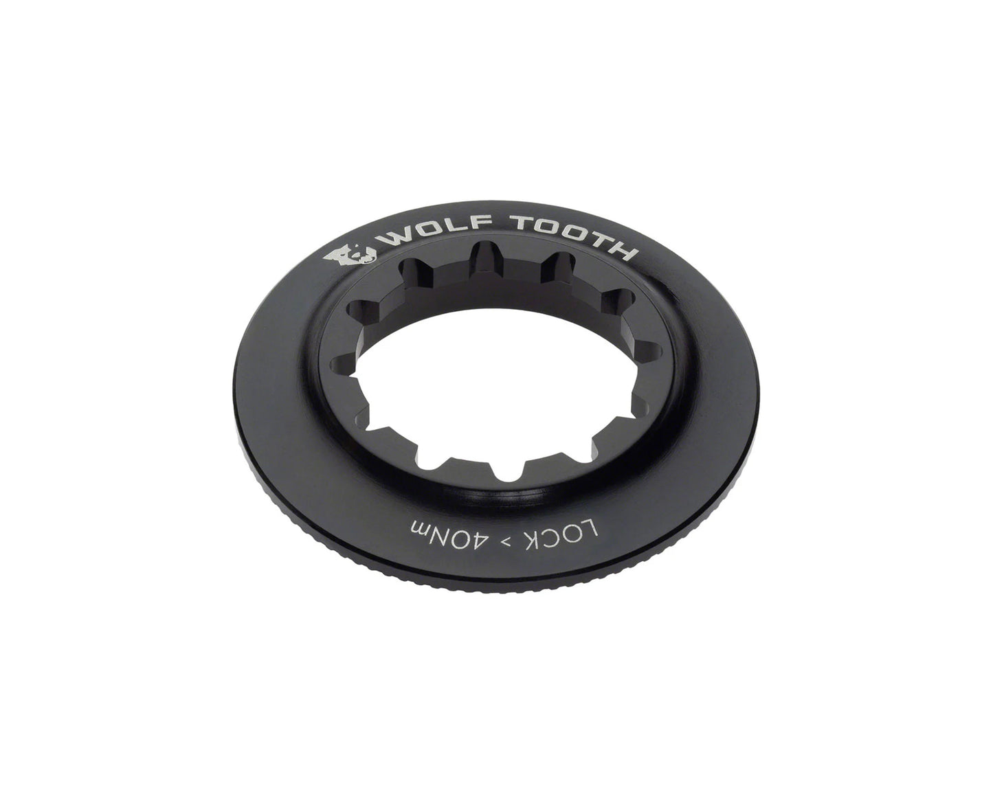 Wolf Tooth Centerlock Rotor Lockring - Internal Splined, Black