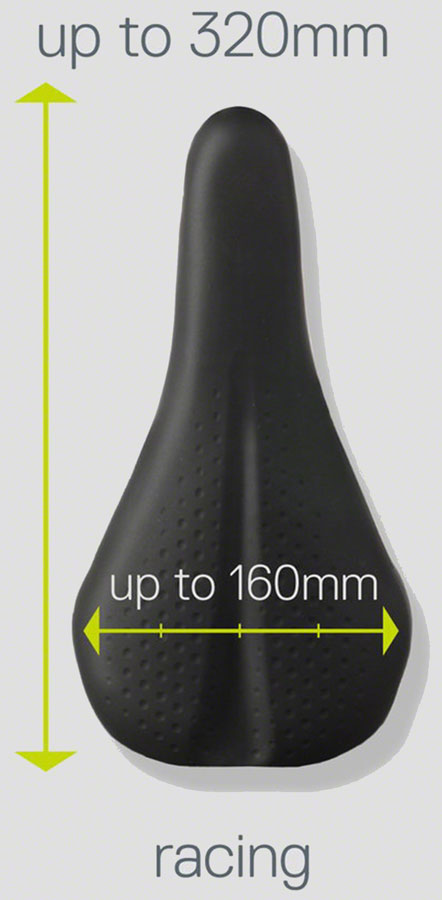 DELTA HEXAIR SADDLE COVER - RACING BLACK