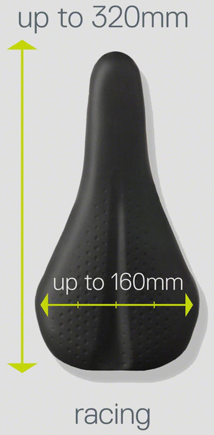 DELTA HEXAIR SADDLE COVER - RACING BLACK