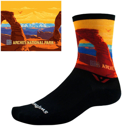 Swiftwick Vision Six Impression National Park Socks