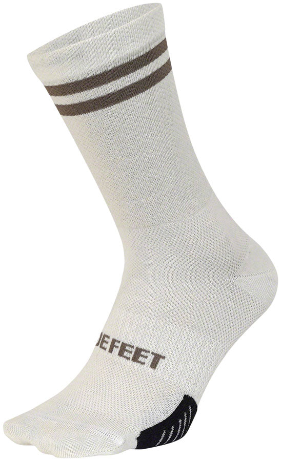 DeFeet Cyclismo Wool Blend Socks 6" Natural/Khaki XL Cyclismo Wool Blend Socks -  6 inch, Natural/Khaki, X-Large